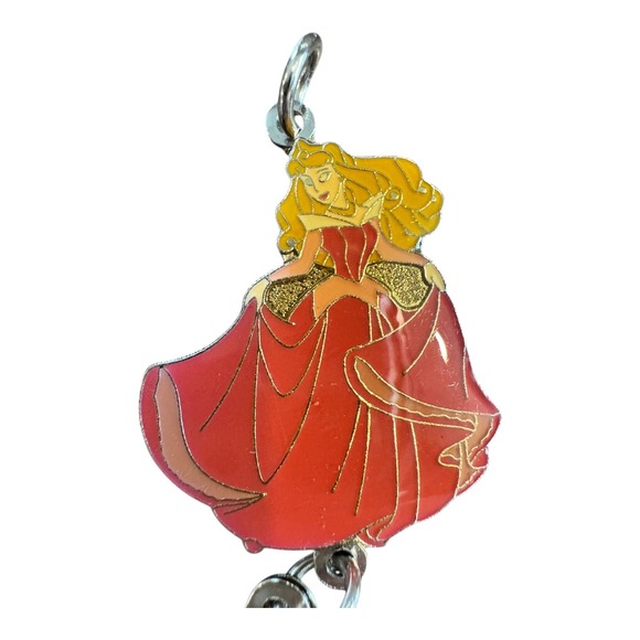 Vintage Disney Sleeping Beauty‎ Aurora Ring and Bag Clip Set Princess - Picture 4 of 6